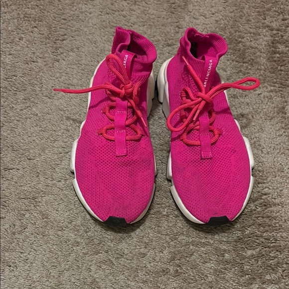 Balenciaga Fuchsia Athletic Shoes - Picture 1 of 6
